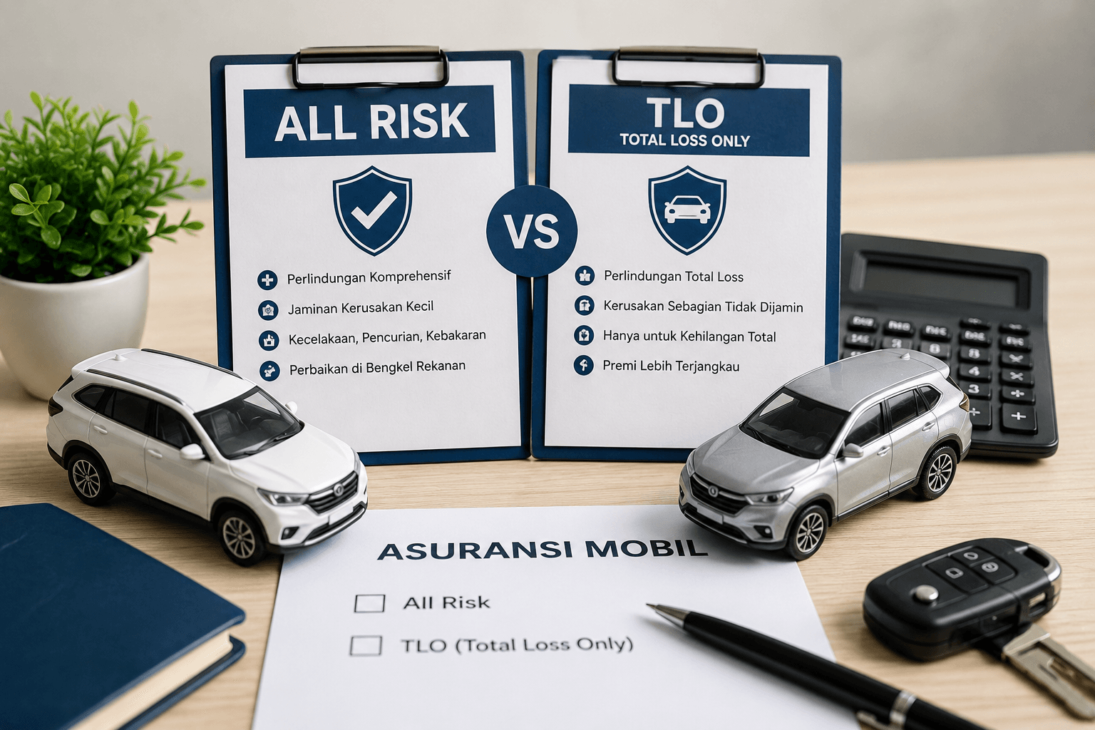 Perbandingan asuransi mobil.
