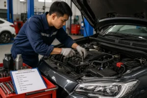 Merawat mobil